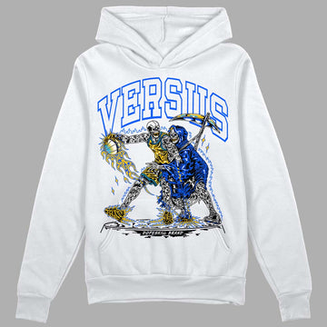 Royal Blue Sneakers DopeSkill Hoodie Sweatshirt VERSUS Graphic Streetwear - White