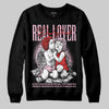 Awake NY x Air Jordan 5 Arctic Pink DopeSkill Sweatshirt Real Lover Graphic Streetwear - Black