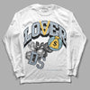 Jordan 13 “Blue Grey” DopeSkill Long Sleeve T-Shirt Loser Lover Graphic Streetwear - White 