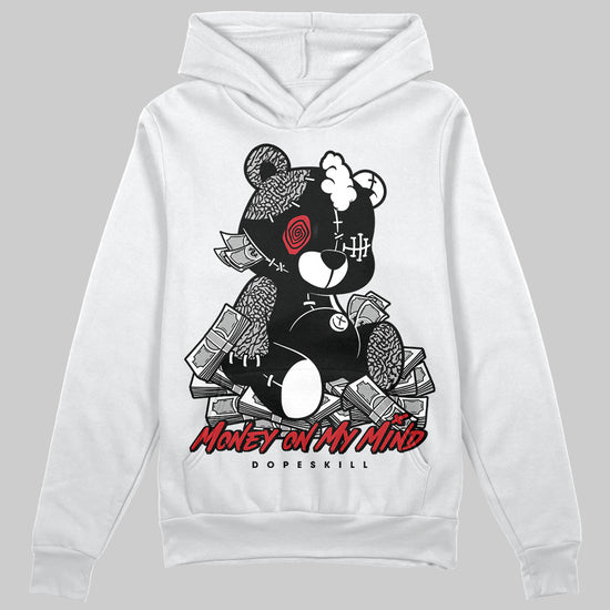 Jordan 3 OG “Black Cement” DopeSkill Hoodie Sweatshirt MOMM Bear Graphic Streetwear - White