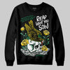 Jordan 5 “Lucky Green” DopeSkill Sweatshirt Reap What You Sow Graphic Streetwear - Black