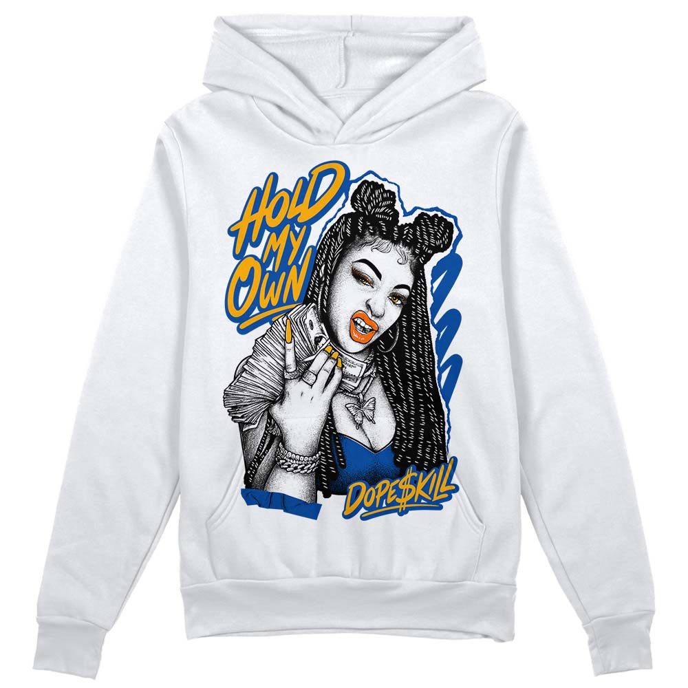 Dunk Blue Jay and University Gold DopeSkill Hoodie Sweatshirt New H.M.O Graphic Streetwear - WHite 