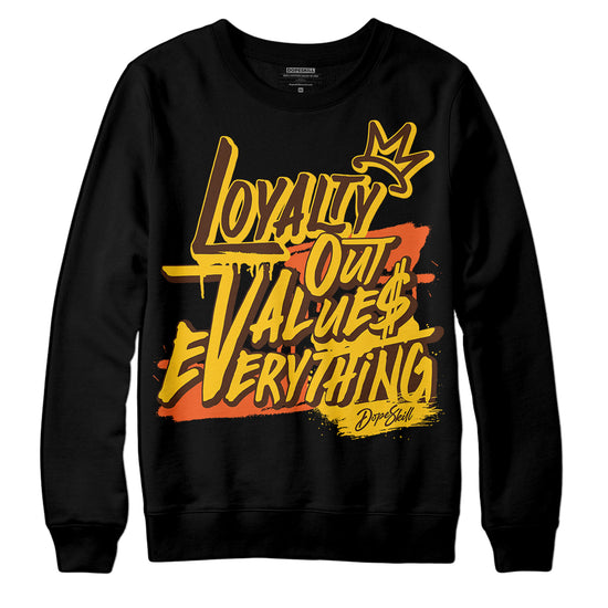 Yellow Sneakers DopeSkill Sweatshirt LOVE Graphic Streetwear - Black