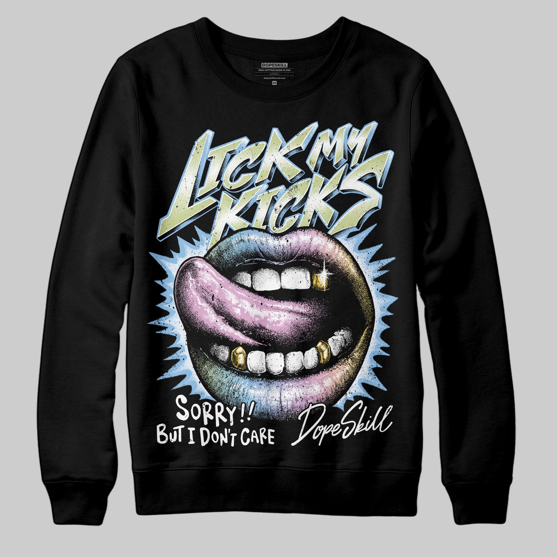 Jordan 5 “Year of the Snake” DopeSkill Sweatshirt Lick My Kicks Graphic Streetwear - Black