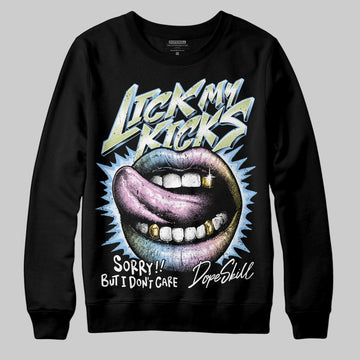 Jordan 5 “Year of the Snake” DopeSkill Sweatshirt Lick My Kicks Graphic Streetwear - Black