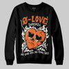 Jordan 1 Retro High OG Shattered Backboard (2025) DopeSkill Sweatshirt Crying Heart Graphic Streetwear - Black