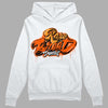 Jordan 12 Retro Brilliant Orange DopeSkill Hoodie Sweatshirt Rare Breed Type Graphic Streetwear - WHite