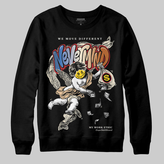 Jordan 17 Retro Low SP Infinite Archives DopeSkill Sweatshirt Nevermind Graphic Streetwear - Black