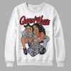 Jordan 4 “Bred Reimagined” DopeSkill Sweatshirt Queen Of Hustle Graphic Streetwear - White