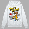 Jordan 6 “Yellow Ochre” DopeSkill Hoodie Sweatshirt Money Is Our Motive Bear Graphic Streetwear - White