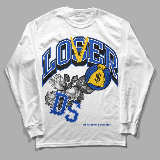 Jordan 14 “Laney” DopeSkill Long Sleeve T-Shirt Loser Lover Graphic Streetwear - White