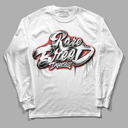 Jordan 1 High OG “Black/White” DopeSkill Long Sleeve T-Shirt Rare Breed Type Graphic Streetwear - White 