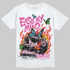 Pink Sneakers DopeSkill T-Shirt Ease My Mind Graphic Streetwear - White
