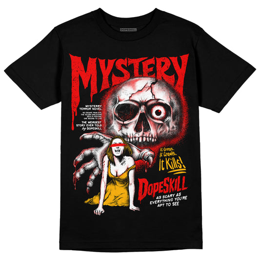 Red Sneakers DopeSkill T-Shirt Mystery Ghostly Grasp Graphic Streetwear  - Black