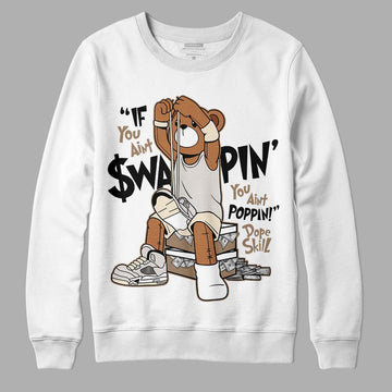 Jordan 5 SE “Sail” DopeSkill Sweatshirt If You Aint Graphic Streetwear - White