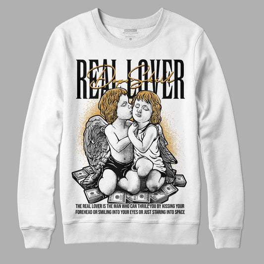 Jordan 11 "Gratitude" DopeSkill Sweatshirt Real Lover Graphic Streetwear - WHite