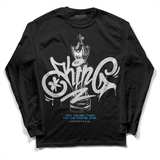 Dunk Low ‘Pure Platinum’ DopeSkill Long Sleeve T-Shirt King Chess Graphic Streetwear - Black