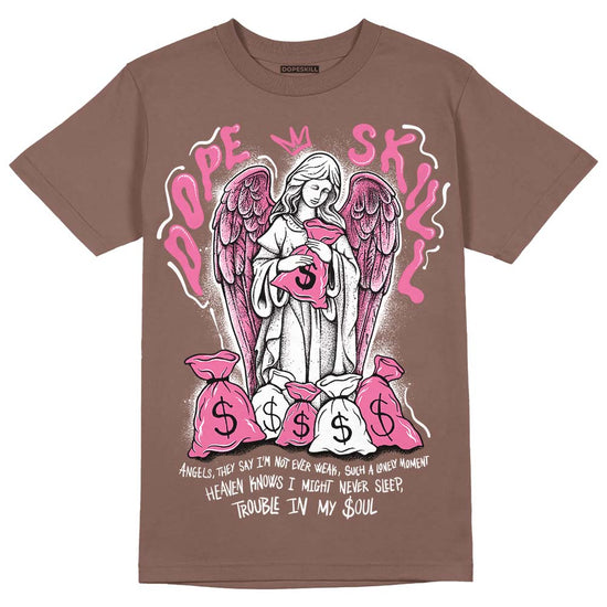 Dunk Low Smokey Mauve Playful Pink DopeSkill Brown Savana T-shirt Angels Graphic Streetwear