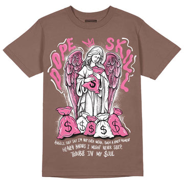 Dunk Low Smokey Mauve Playful Pink DopeSkill Brown Savana T-shirt Angels Graphic Streetwear