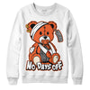 Jordan 3 Georgia Peach DopeSkill Sweatshirt Hurt Bear Graphic Streetwear - WHite