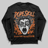 Orange, Black and White Sneakers DopeSkill Long Sleeve T-Shirt Root of Evil Graphic Streetwear - Black