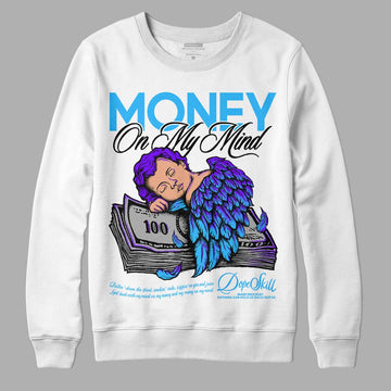 Jordan 1 High Retro OG “University Blue” DopeSkill Sweatshirt MOMM Graphic Streetwear - White 