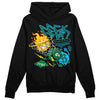 Green Sneakers DopeSkill Hoodie Sweatshirt Break Through Graphic Streetwear - Black