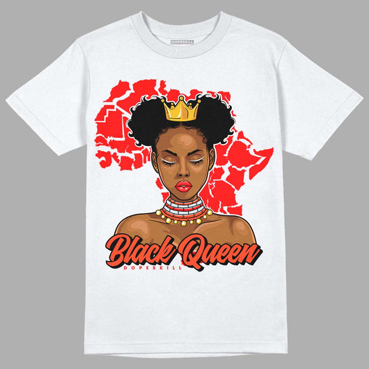 Jordan 7 White Infrared DopeSkill T-Shirt Black Queen Graphic Streetwear - White 