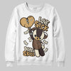 Jordan 5 “Earth/Metallic Gold” DopeSkill Sweatshirt Love Sick Graphic Streetwear - White