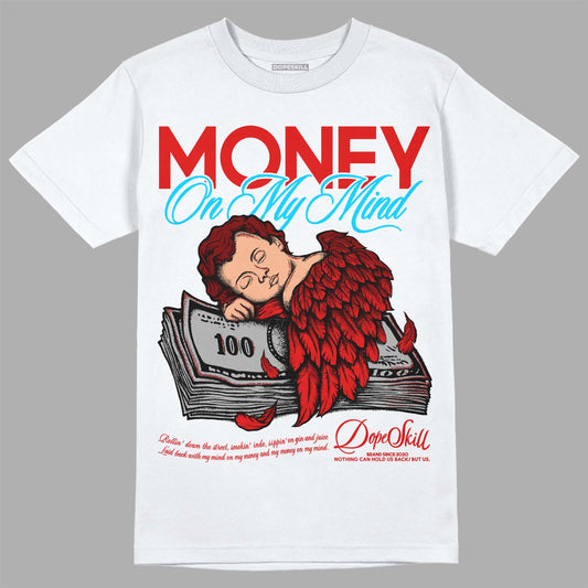Jordan 12 Retro ‘Gym Red’ DopeSkill T-Shirt MOMM Graphic Streetwear - White