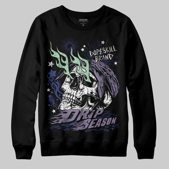 Jordan 1 Retro Low OG Zion Williamson Voodoo Alternate DopeSkill Sweatshirt Drip Season Graphic Streetwear - Black