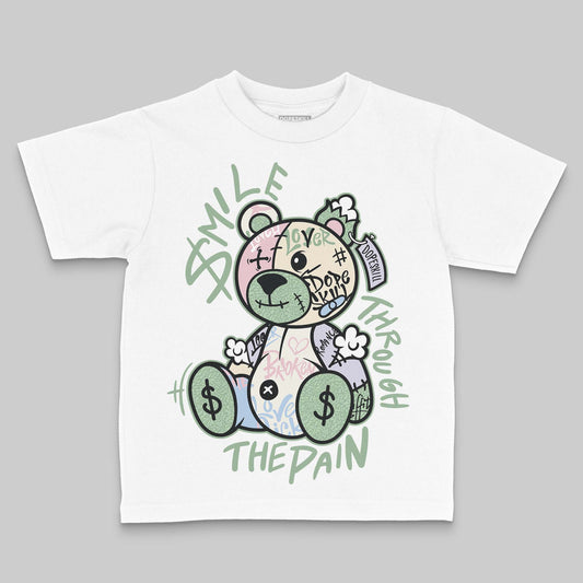 Jordan 3 OG “Spring is in the Air” DopeSkill Toddler Kids T-shirt Smile Through The Pain Graphic Streetwear - White