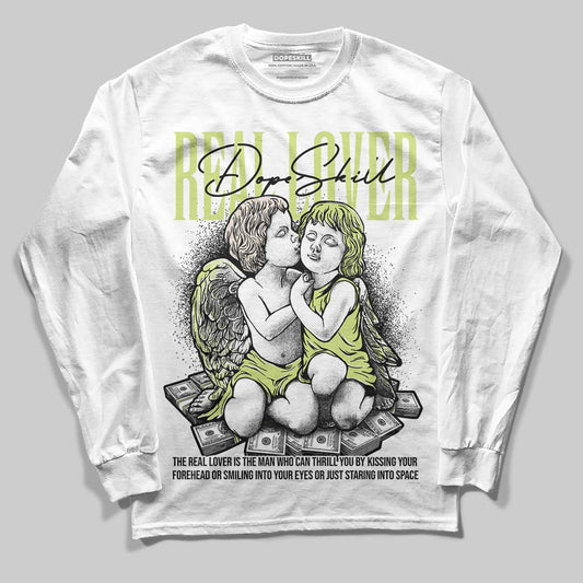 Jordan 5 “Luminous Green” DopeSkill Long Sleeve T-Shirt Real Lover Graphic Streetwear - White