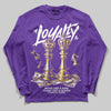PURPLE Sneakers DopeSkill Long Sleeve T-Shirt Loyalty Graphic Streetwear - Purple