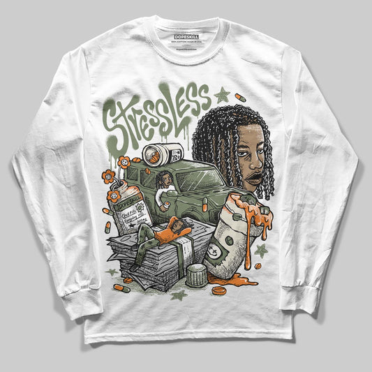 Jordan 4 Retro OG SP Undefeated (2025) DopeSkill Long Sleeve T-Shirt Stressless Graphic Streetwear - White