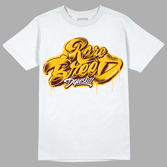 Dunk Yellow Bordeaux DopeSkill T-Shirt Rare Breed Type Graphic Streetwear - White