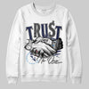 Jordan 3 "Midnight Navy" DopeSkill Sweatshirt Trust No One Graphic Streetwear - White