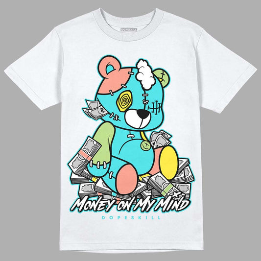 New Balance 9060 “Cyan Burst” DopeSkill T-Shirt MOMM Bear Graphic Streetwear - White