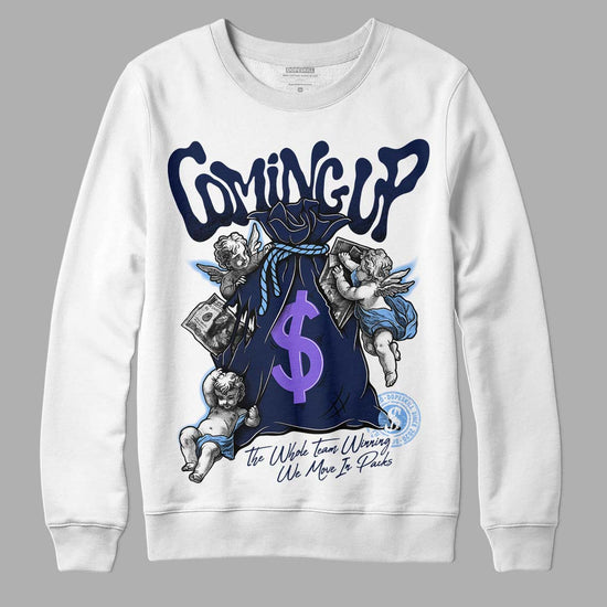 Jordan 5 SE “Georgetown” DopeSkill Sweatshirt Money Bag Coming Up Graphic Streetwear