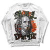 Olive Sneakers DopeSkill Long Sleeve T-Shirt Money Don't Lie Graphic Streetwear - White