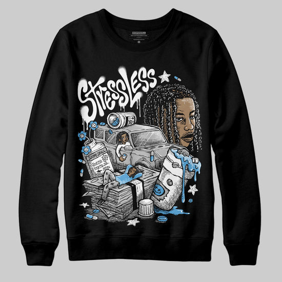 Jordan 10 OG “Steel” DopeSkill Sweatshirt Stressless Graphic Streetwear - Black
