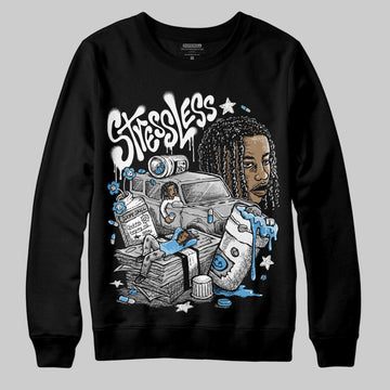 Jordan 10 OG “Steel” DopeSkill Sweatshirt Stressless Graphic Streetwear - Black