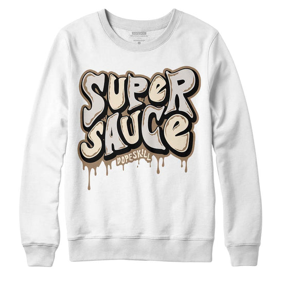 Jordan 5 SE “Sail” DopeSkill Sweatshirt Super Sauce Graphic Streetwear - White