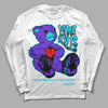 Jordan 6 "Aqua" DopeSkill Long Sleeve T-Shirt Love Kills Graphic Streetwear - White