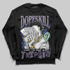 Jordan 1 Retro Low OG Zion Williamson Voodoo Alternate DopeSkill Long Sleeve T-Shirt Sorry I've Been Trappin Graphic Streetwear - Black