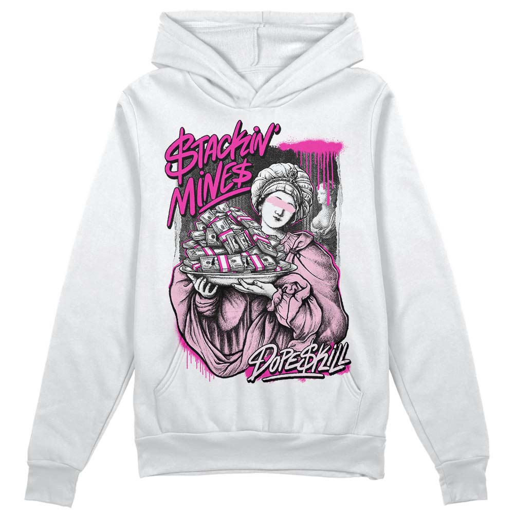 Dunk Low Triple Pink DopeSkill Hoodie Sweatshirt Stackin Mines Graphic Streetwear - White