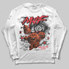 Red Sneakers DopeSkill Long Sleeve T-Shirt MILF Graphic Streetwear - White