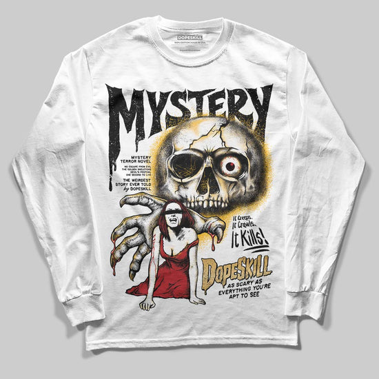 Jordan 12 Retro 'Taxi' 2025 DopeSkill Long Sleeve T-Shirt Mystery Ghostly Grasp Graphic Streetwear - White