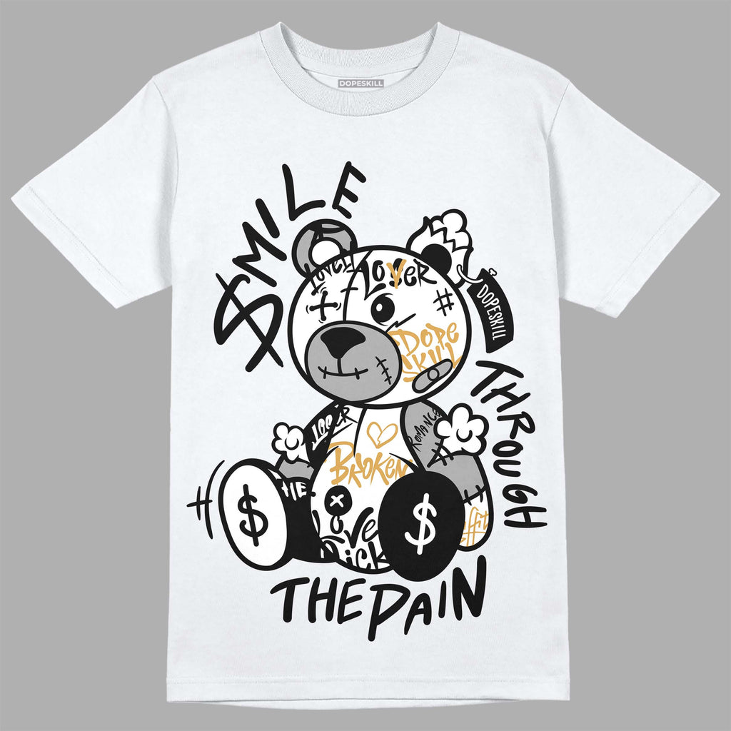 Jordan 11 "Gratitude" DopeSkill T-Shirt Smile Through The Pain Graphic Streetwear - White
