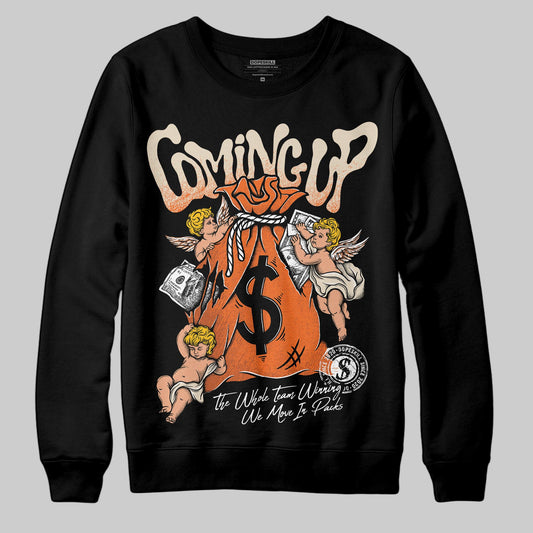Jordan 3 “Starfish” DopeSkill Sweatshirt Money Bag Coming Up Graphic Streetwear - Black
